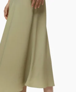 Midi Rok A Shape Skirt Groen^Closed Sale