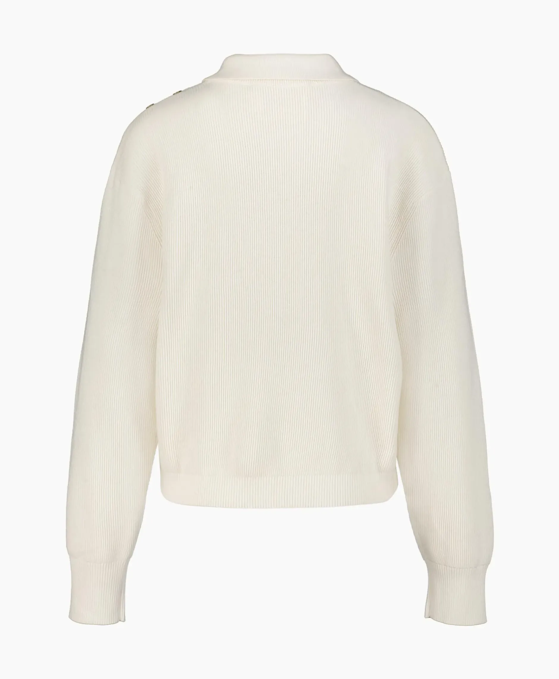Pullover Cropped Polo Off White^Closed