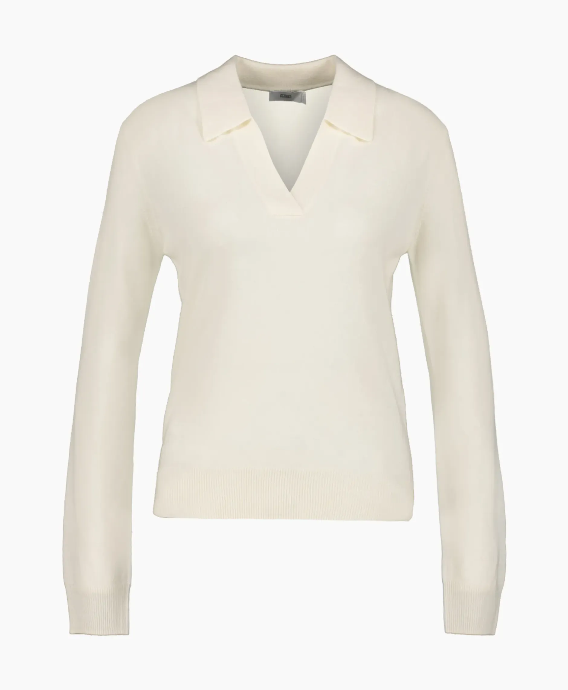 Pullover Polo Longsleeve Off White^Closed Discount