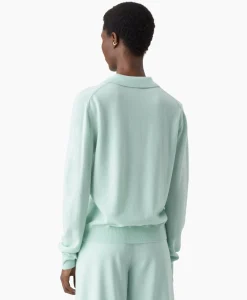 Pullover Polo Longsleeve Groen^Closed