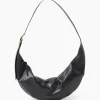 Schouder / Hand Tas Half Moon M Zwart^Closed Hot