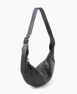 Schouder / Hand Tas Half Moon M Zwart^Closed Hot