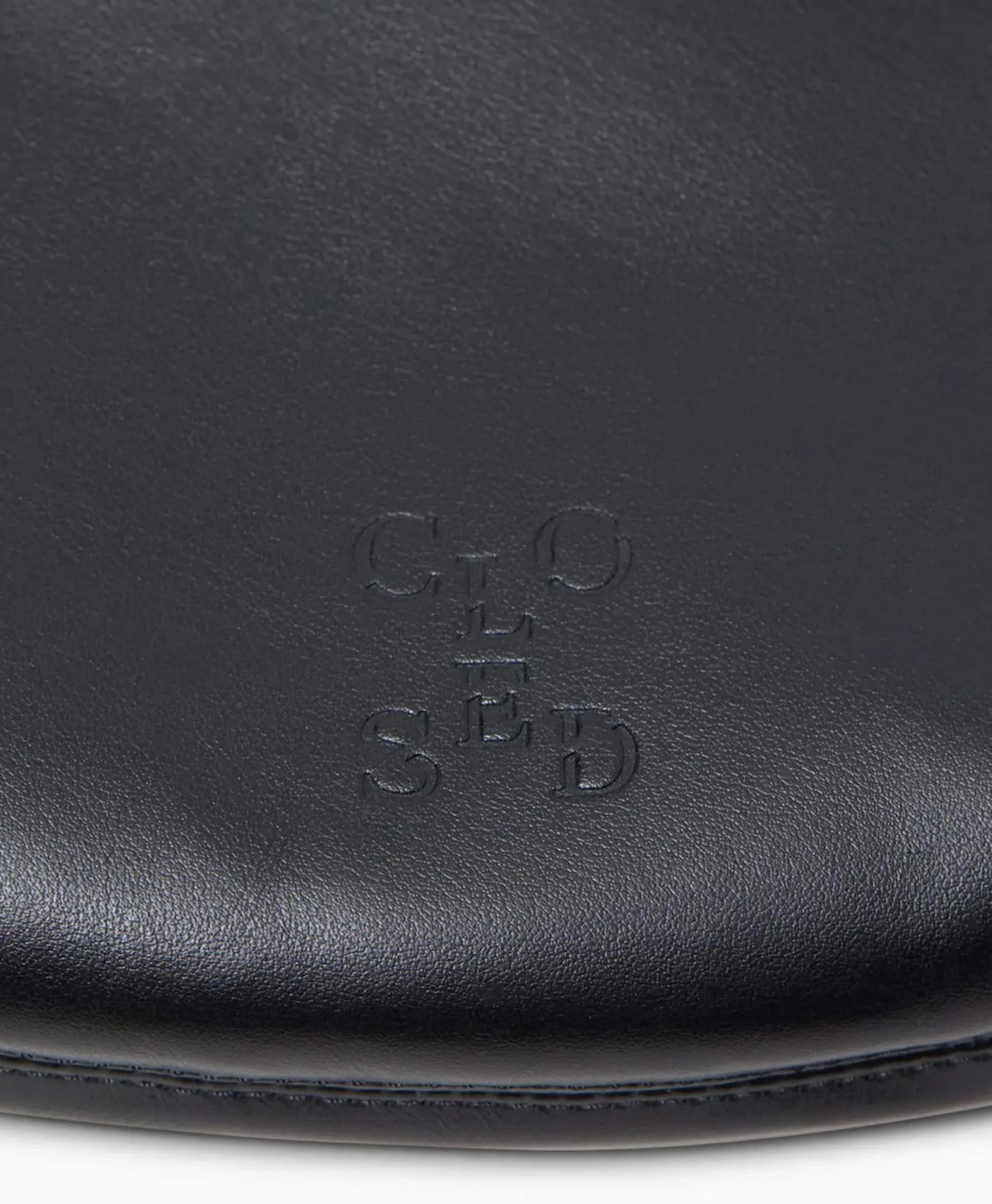 Schouder / Hand Tas Half Moon M Zwart^Closed Hot