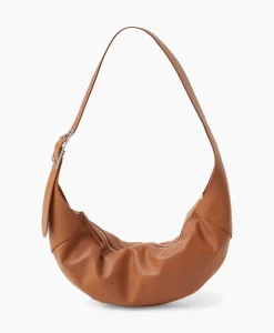 Schouder / Hand Tas Half Moon M Bruin^Closed Discount