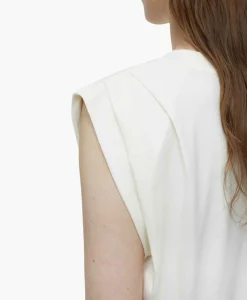 Top Pleated Sleeveless Off White^Closed Outlet