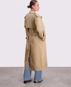 Trenchcoat Trench Coat Bruin^Closed Clearance