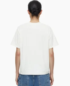 T-Shirt Korte Mouw Printed Ecru^Closed New