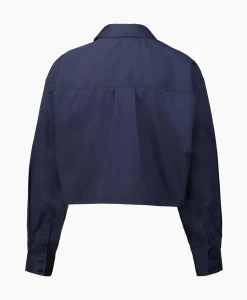 Co'Couture Blouse Cotton Crisp Crop Donker Blauw^Co'couture Outlet