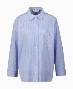 Co'Couture Blouse Double Cuff Stripe Licht Blauw^Co'couture Outlet