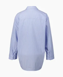Co'Couture Blouse Double Cuff Stripe Licht Blauw^Co'couture Outlet