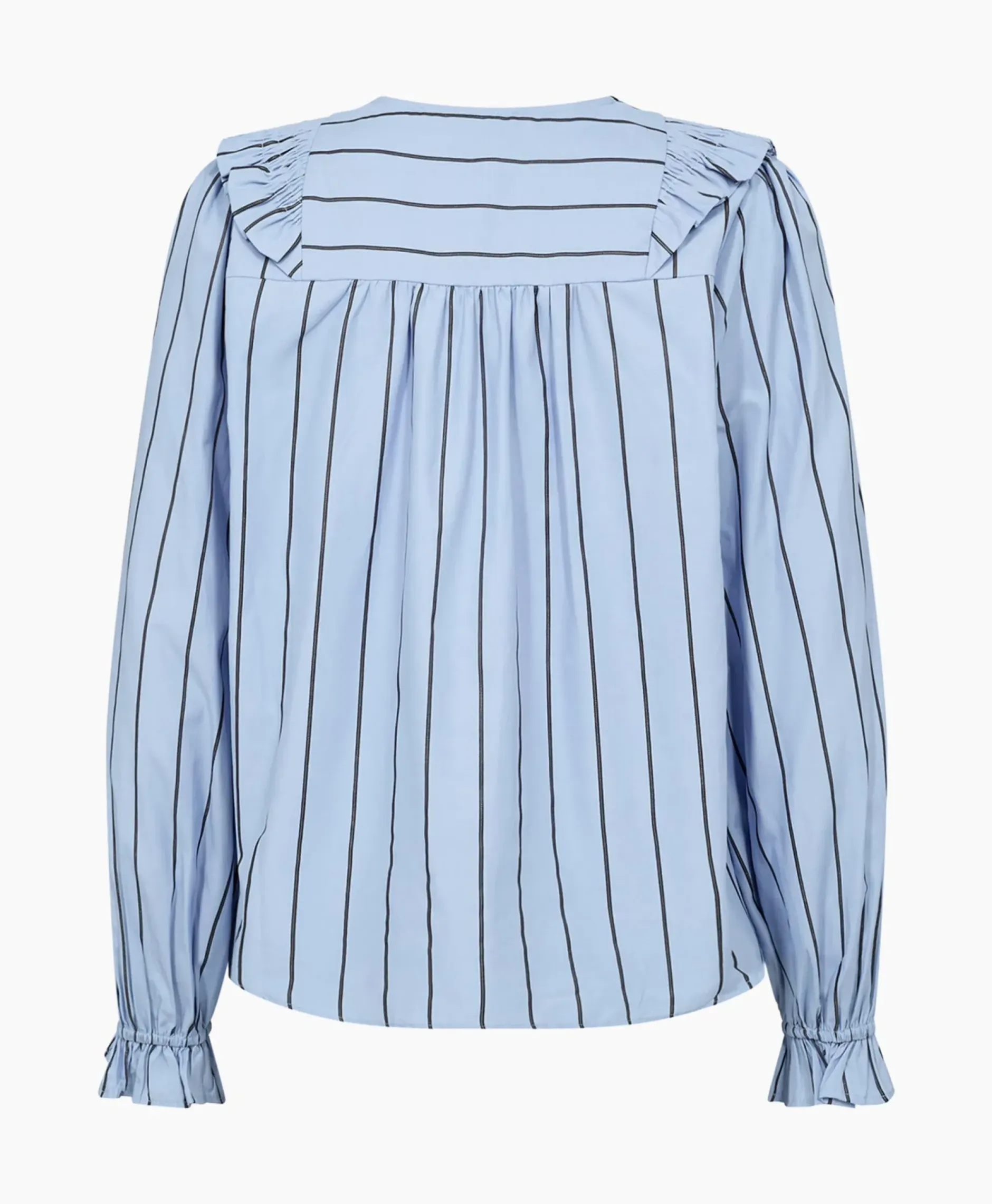 Co'Couture Blouse Ivana Smock Frill Blauw^Co'couture Best