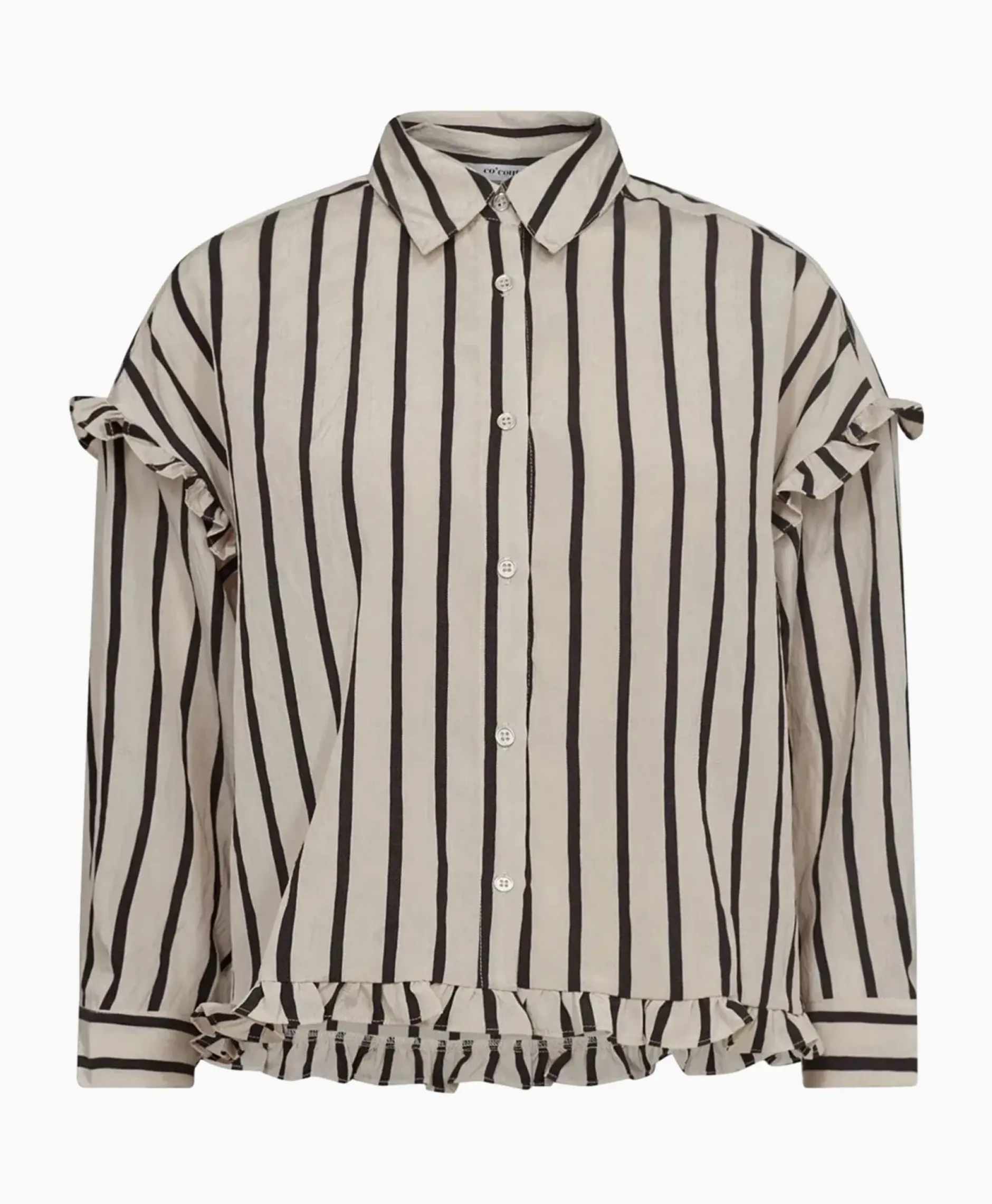 Co'Couture Blouse Sadie Frill Zwart^Co'couture Outlet