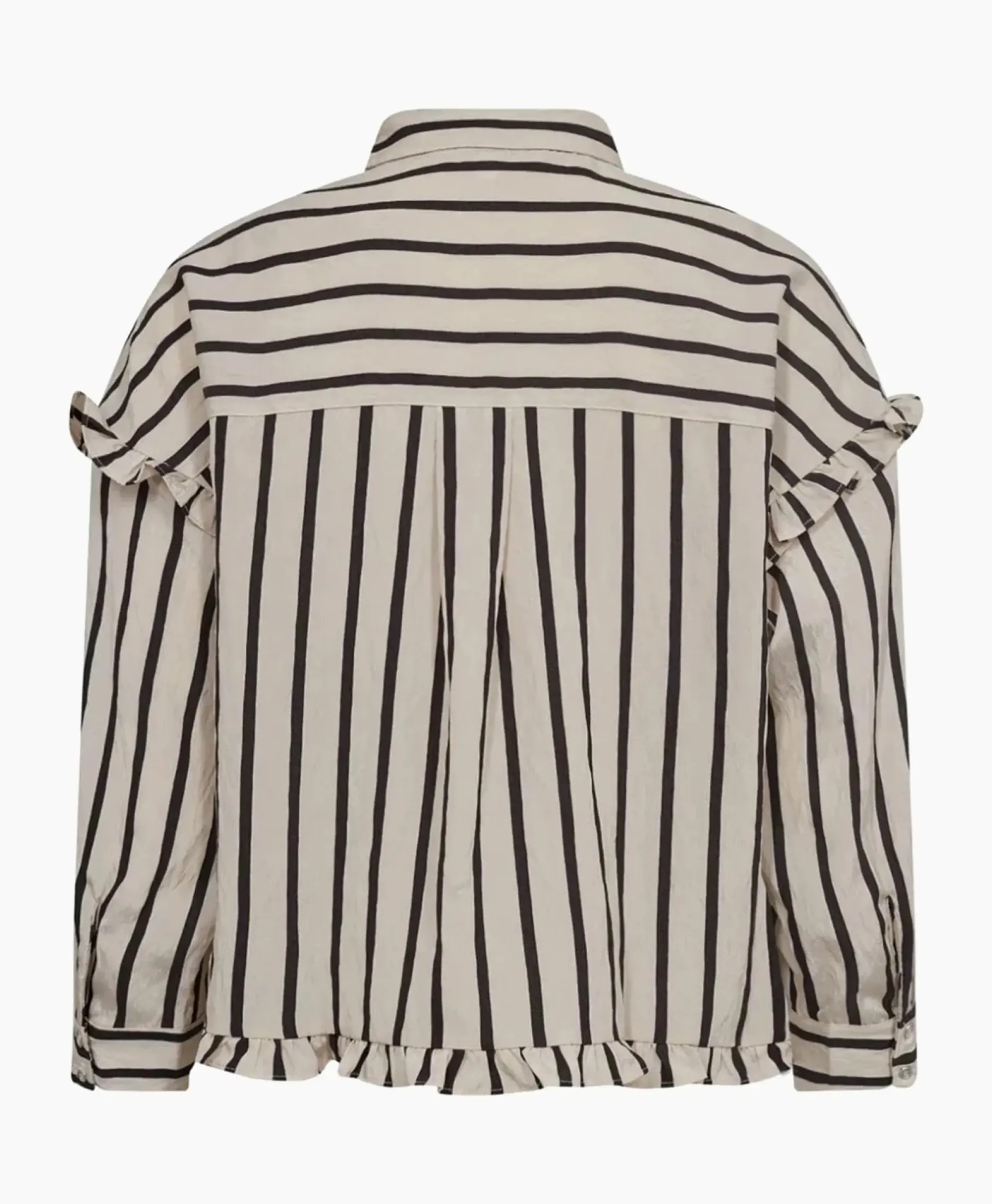 Co'Couture Blouse Sadie Frill Zwart^Co'couture Outlet