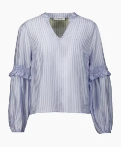 Co'Couture Blouse Sami Stripe Licht Blauw^Co'couture Online