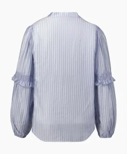 Co'Couture Blouse Sami Stripe Licht Blauw^Co'couture Online