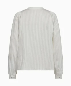 Co'Couture Blouse Selma Placket Wit^Co'couture Outlet