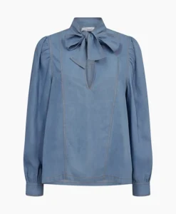 Co'Couture Blouse Titus Denim Blow Blauw^Co'couture Clearance