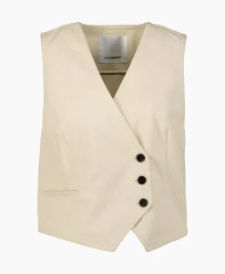 Co'Couture Gilet Aries Denim Vest Off White^Co'couture Online