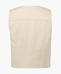 Co'Couture Gilet Aries Denim Vest Off White^Co'couture Online