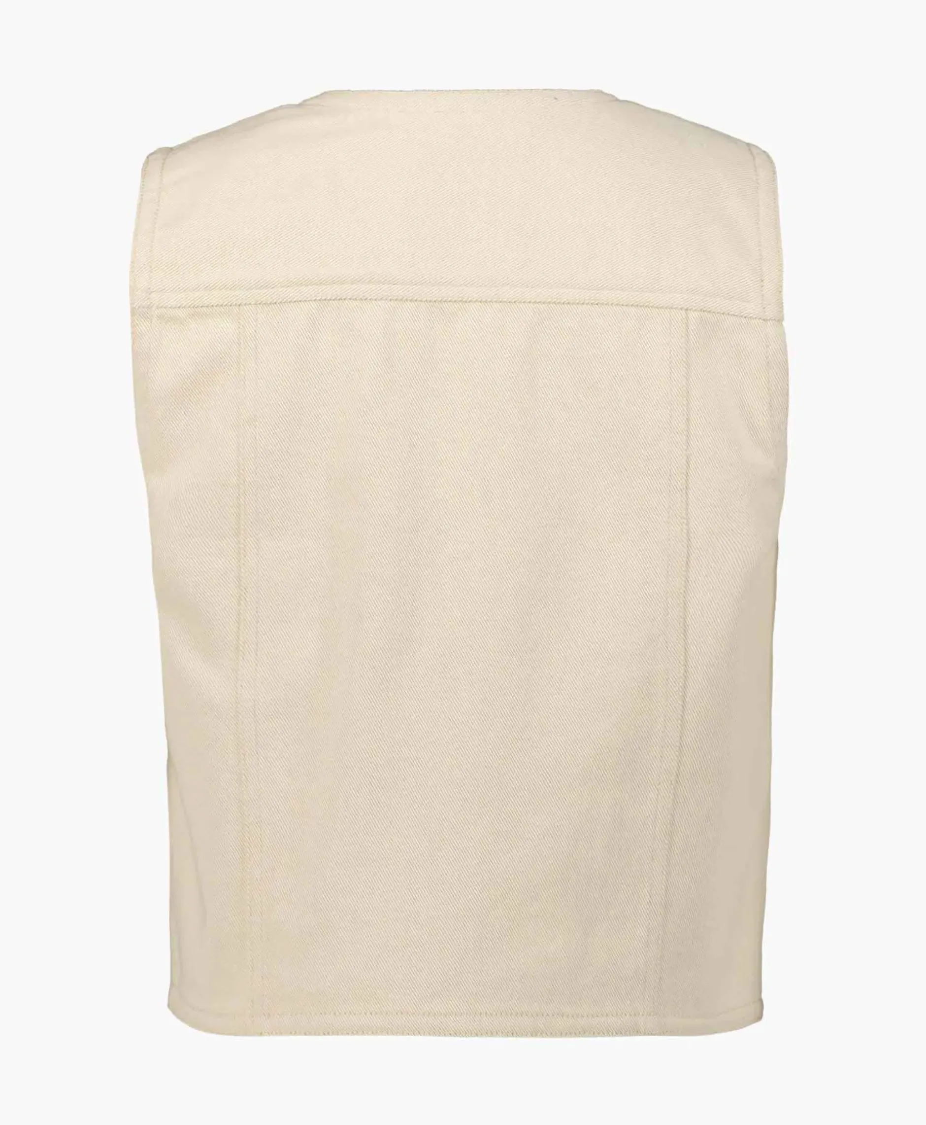 Co'Couture Gilet Aries Denim Vest Off White^Co'couture Online