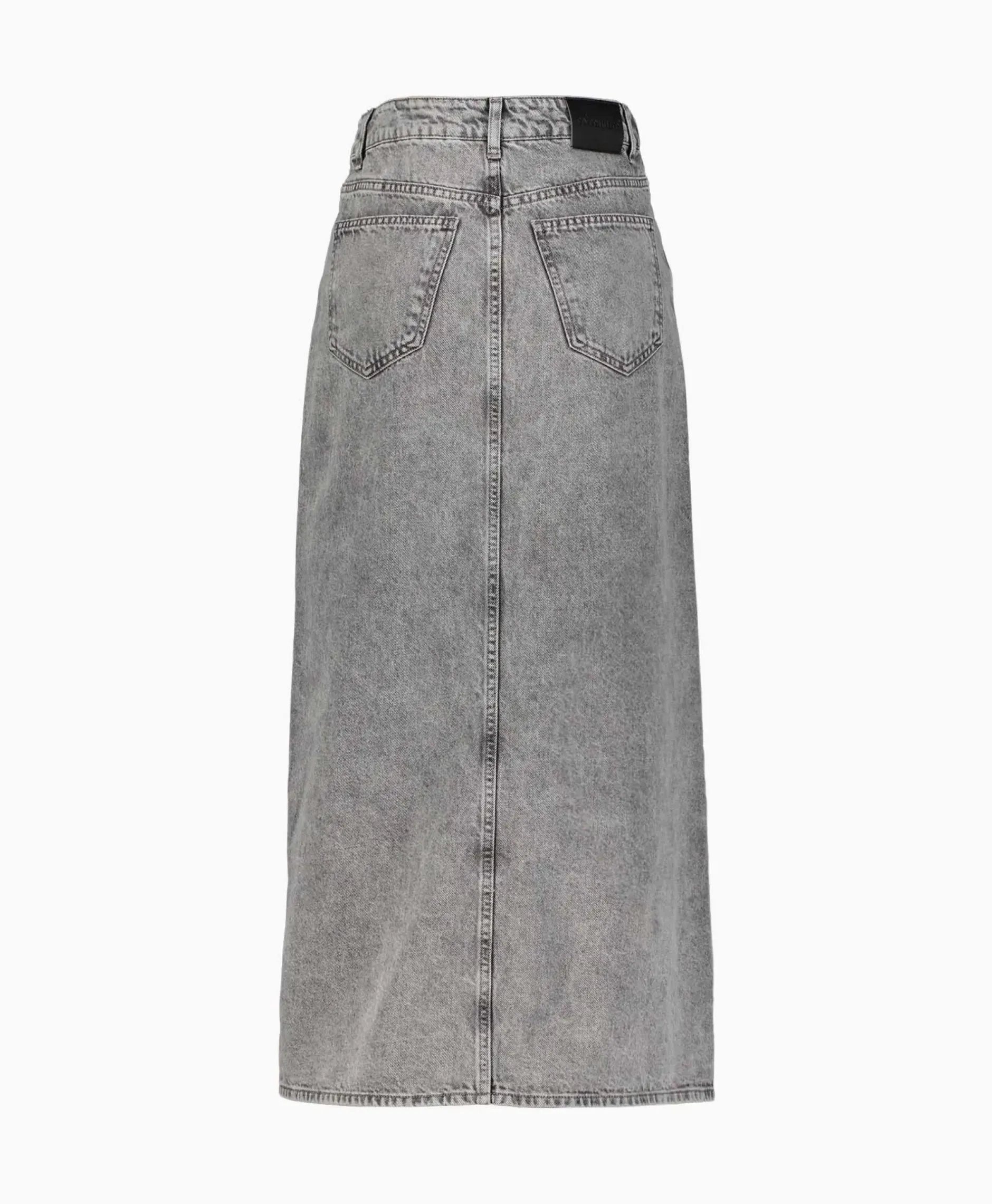 Co'Couture Midi Rok Vika Asym Slit Grijs^Co'couture Online
