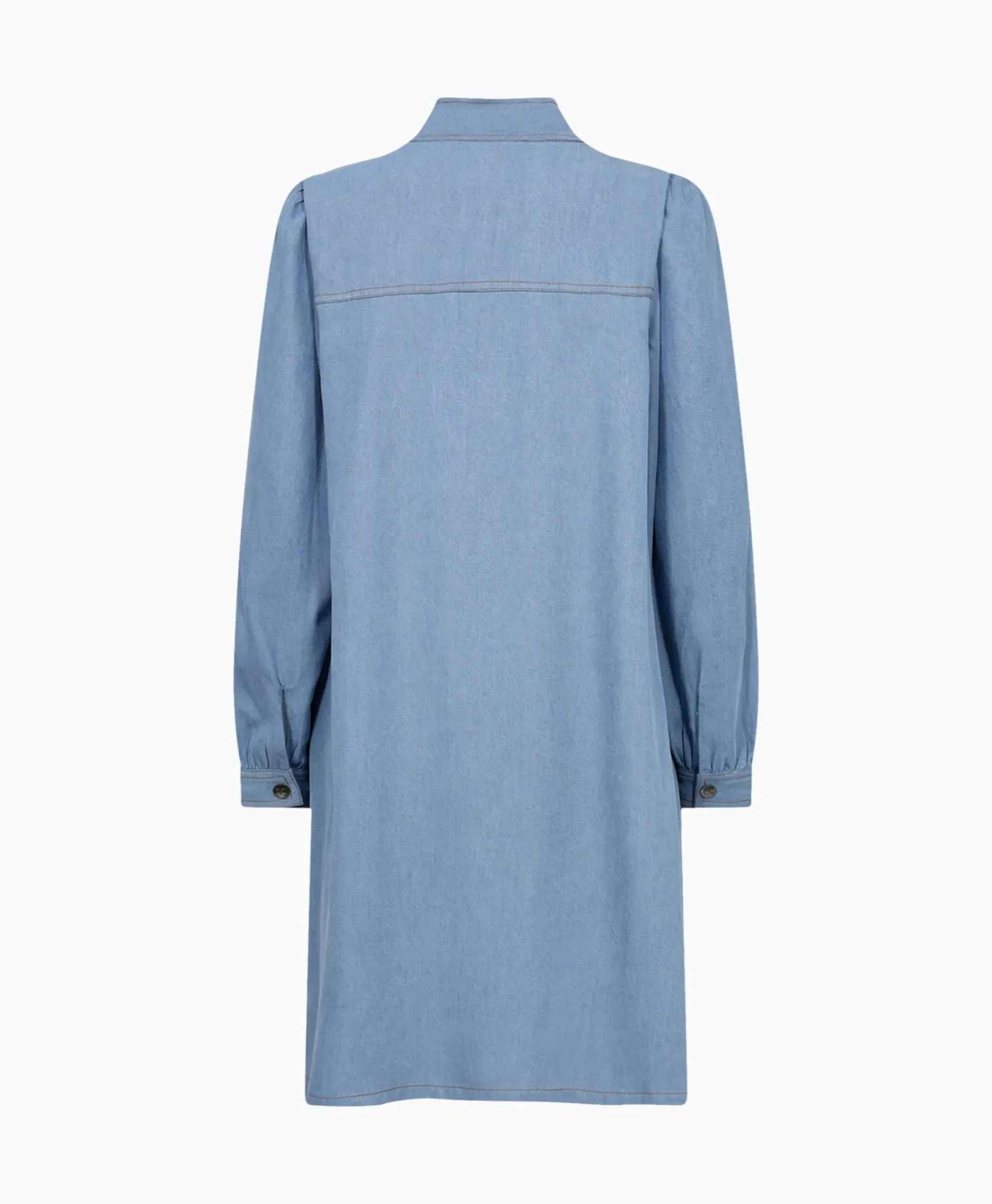 Co'Couture Mini Jurk Titus Denim Bow Blauw^Co'couture Discount