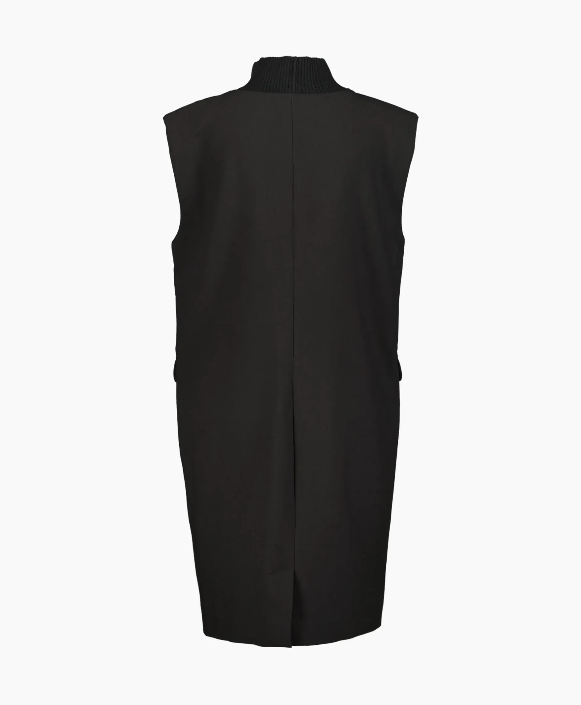 Co'Couture Mini Jurk Volacc Rib Turtleneck Zwart^Co'couture Discount