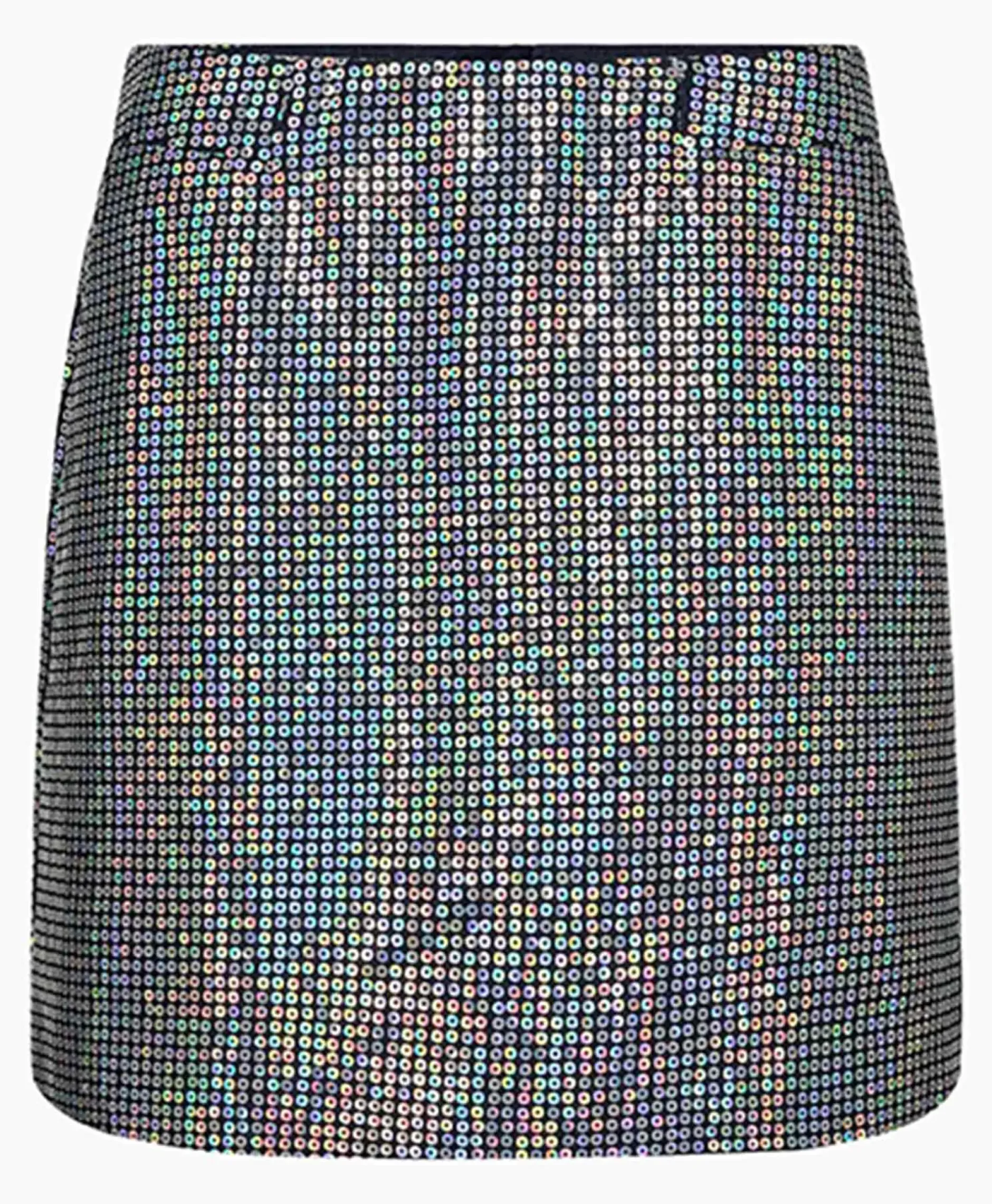 Co'Couture Minirok Sequincc Denim Mini Donker Blauw^Co'couture New