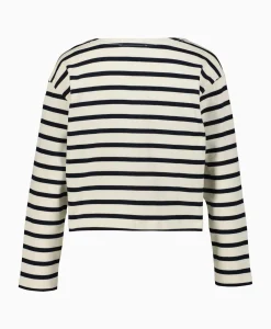 Co'Couture Pullover Classic Stripe Crop Off White^Co'couture Hot
