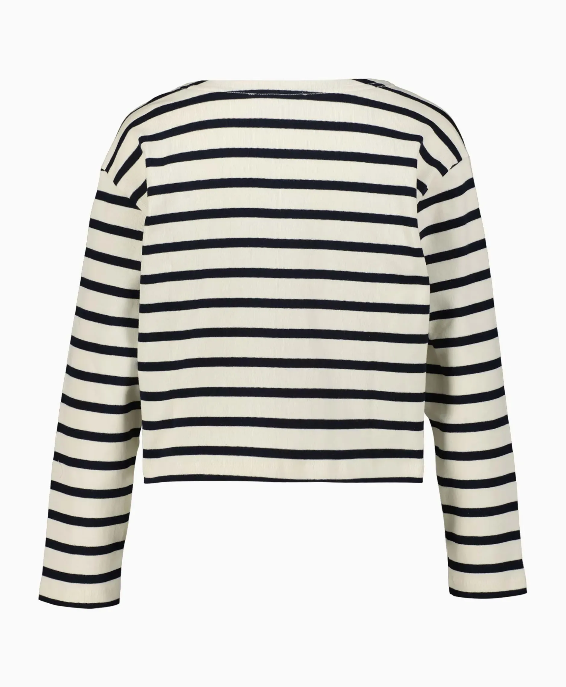 Co'Couture Pullover Classic Stripe Crop Off White^Co'couture Hot