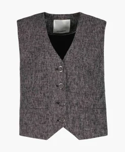 Co'Couture Vest Tamia Zwart^Co'couture Clearance