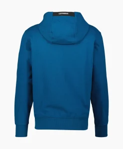 Hoodie Diagonal Raised Fleece Blauw^Cp Company Sale