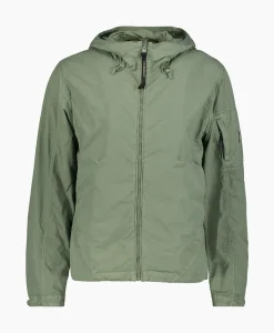 Jack Flatt Nylon Reversible Hooded Groen^Cp Company Best