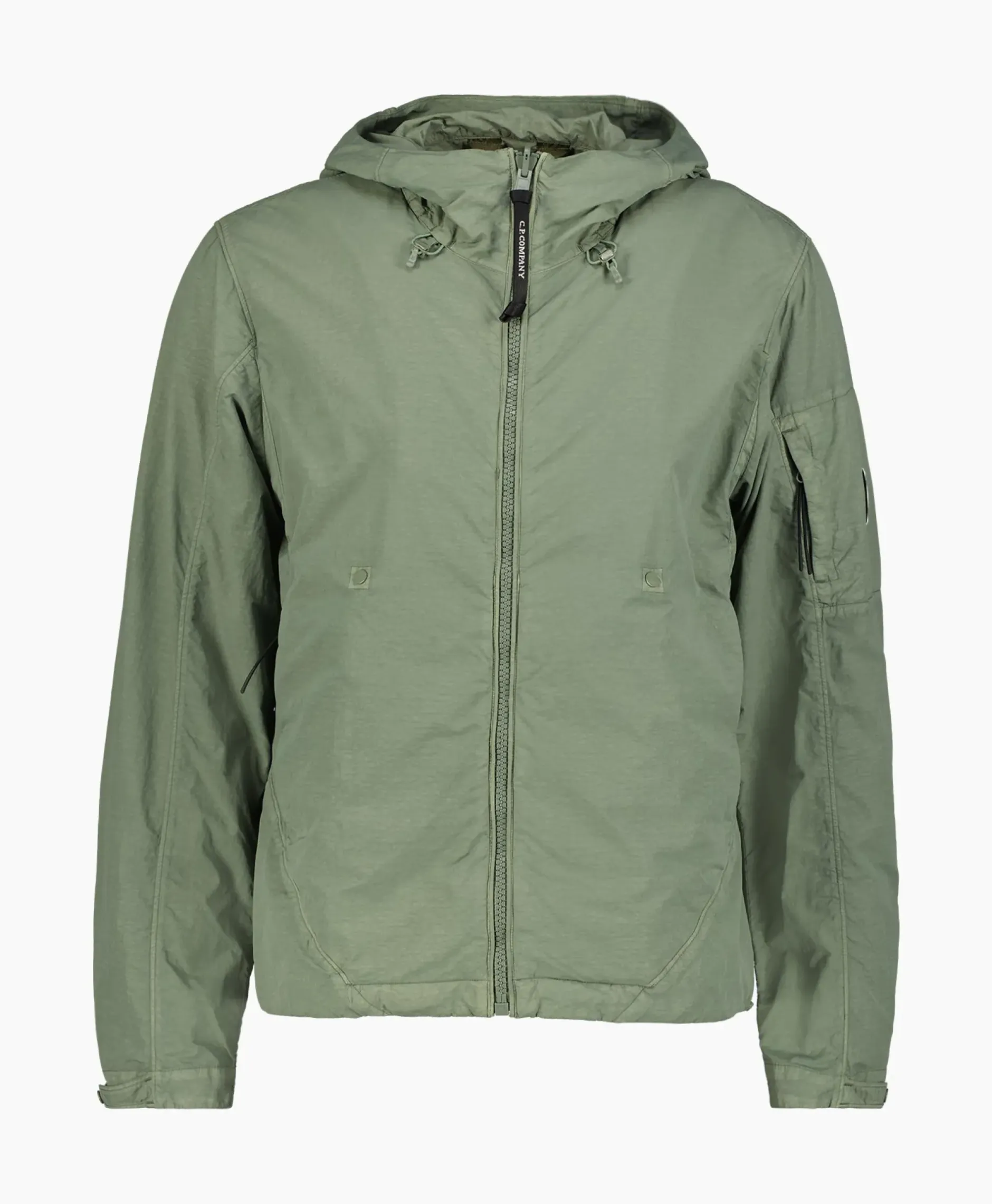 Jack Flatt Nylon Reversible Hooded Groen^Cp Company Best