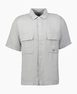 Overhemd Linen Grijs^Cp Company Hot