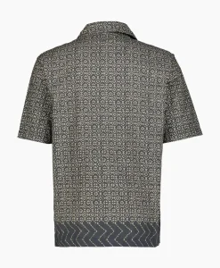 Overhemd Popeline Baja Print Zwart^Cp Company Hot