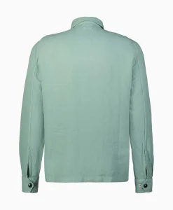 Overshirt Broken Linen Cotton Groen^Cp Company Hot