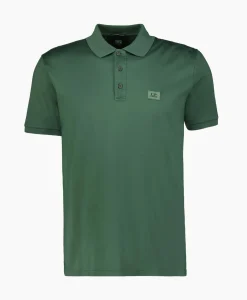 Polo Mercerized Jersey Groen^Cp Company
