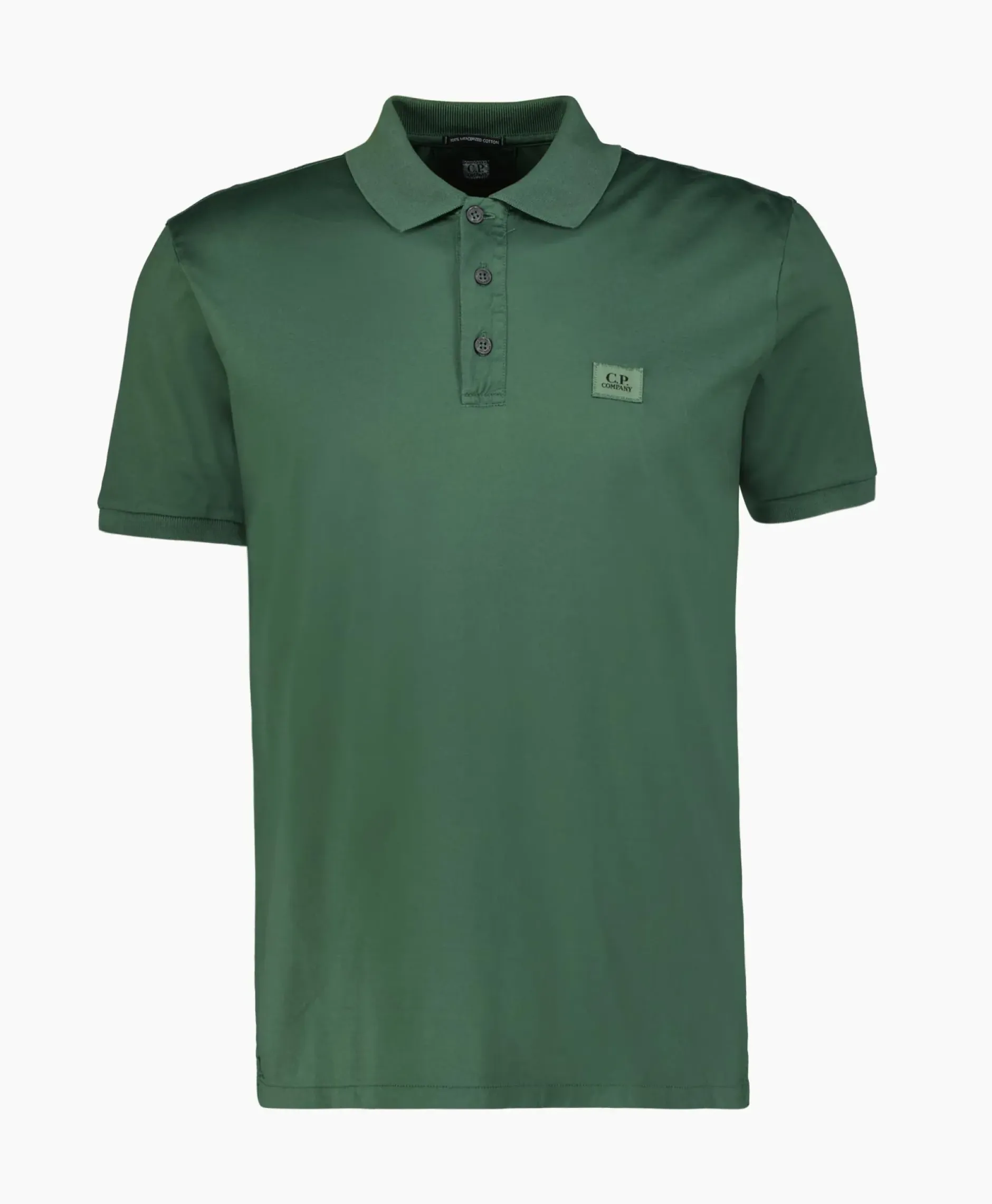 Polo Mercerized Jersey Groen^Cp Company