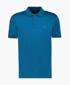 Polo Mercerized Jersey Donker Blauw^Cp Company