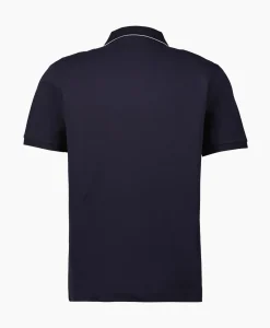 Polo Stretch Piquet Striped Collar Donker Blauw^Cp Company Hot