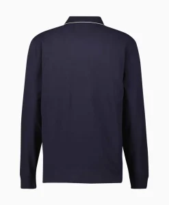 Polo Stretch Piquet Regular Long Sleeve Donker Blauw^Cp Company New