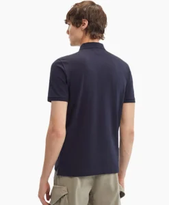 Polo Stretch Piquet Regular Donker Blauw^Cp Company Outlet