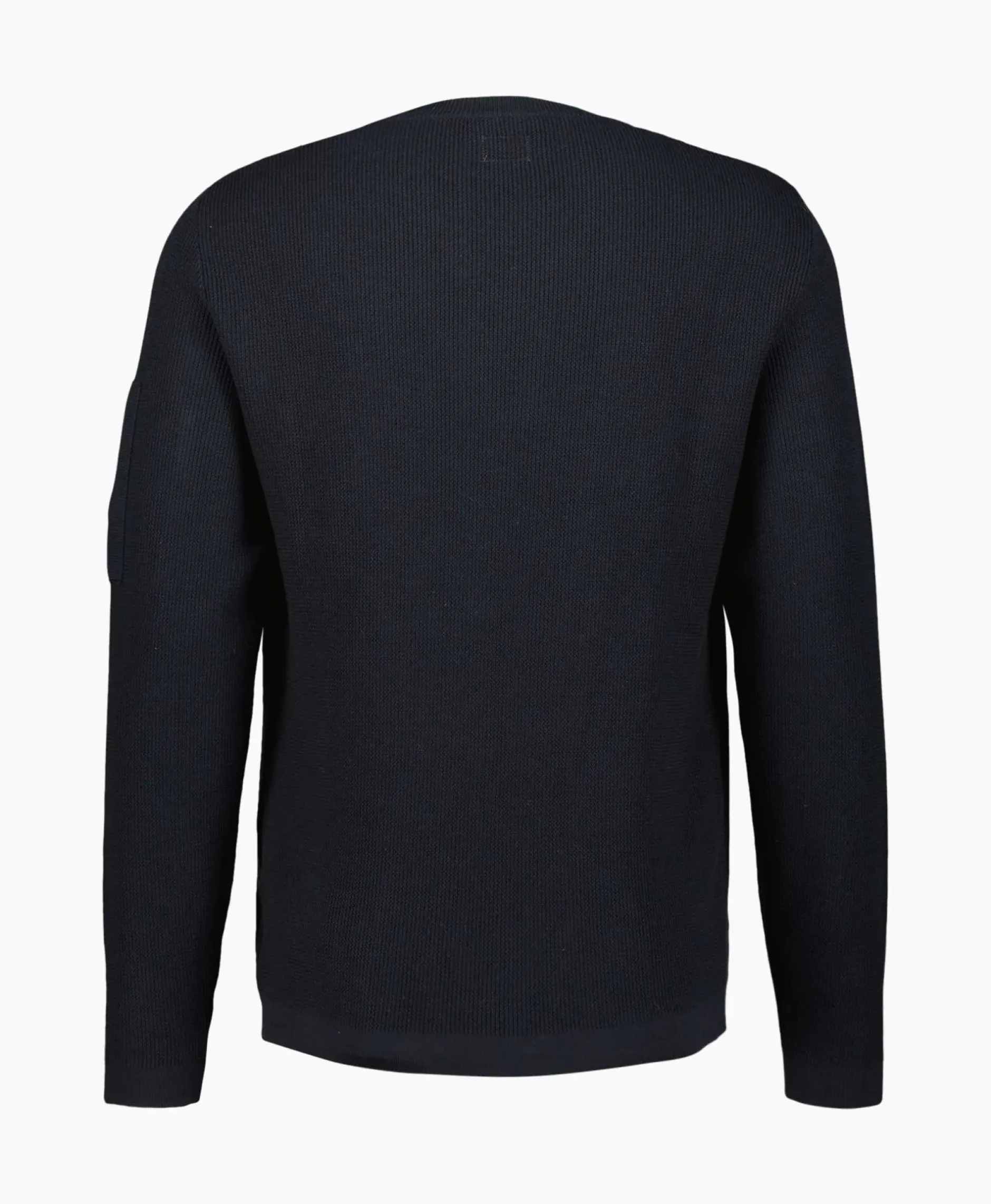 Pullover Sea Island Lens Ribbed Knit Donker Blauw^Cp Company Discount