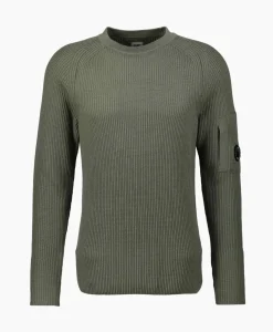 Pullover Sea Island Ribbed Knit Groen^Cp Company New