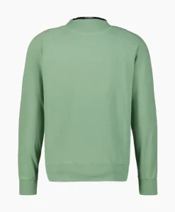 Sweater Light Fleece Logo Groen^Cp Company Online