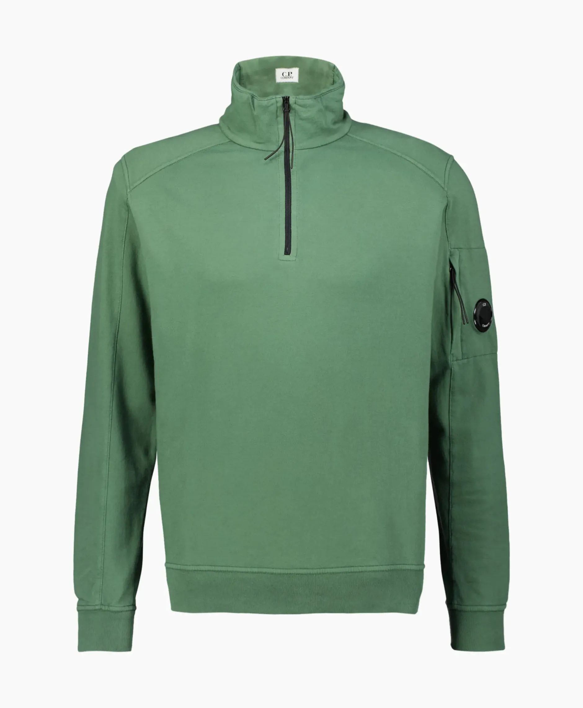 Sweater Light Fleece Zipped Groen^Cp Company New