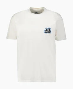 T-Shirt Korte Mouw Jersey Artisanal British Sailor Wit^Cp Company Online