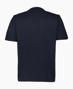 T-Shirt Mercerized Jersey Twisted Logo Donker Blauw^Cp Company Outlet