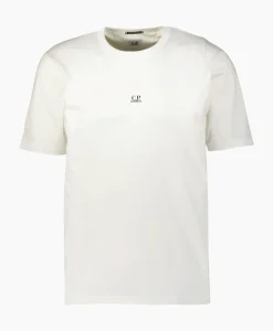T-Shirt Mercerized Jersey Logo Wit^Cp Company Online